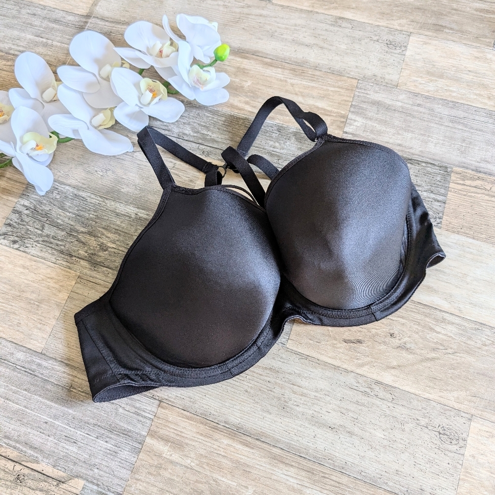 Elomi Sexy Strappy Lightly Lined Underwire Bra Size 34G EUC